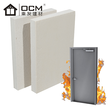 Núcleo de puerta de panel de óxido de magnesio resistente al fuego resistente a alta presión sin cloruro OCM